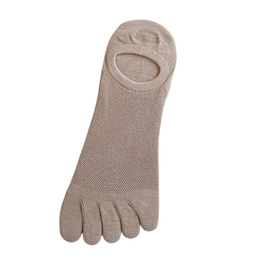 Thin Hosiery Men's Five Finger Socks Mesh Low Cut Sports Socks Fashion Five Toe Boat Socks Running