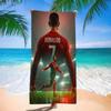 C-Cristiano R-Ronaldo C-CR7 Coperta in Microfibra Asciugatura Rapida Asciugamani da Spiaggia Stampa Sovradimensionata Super Assorbente Coperta Asciugamano per Piscina