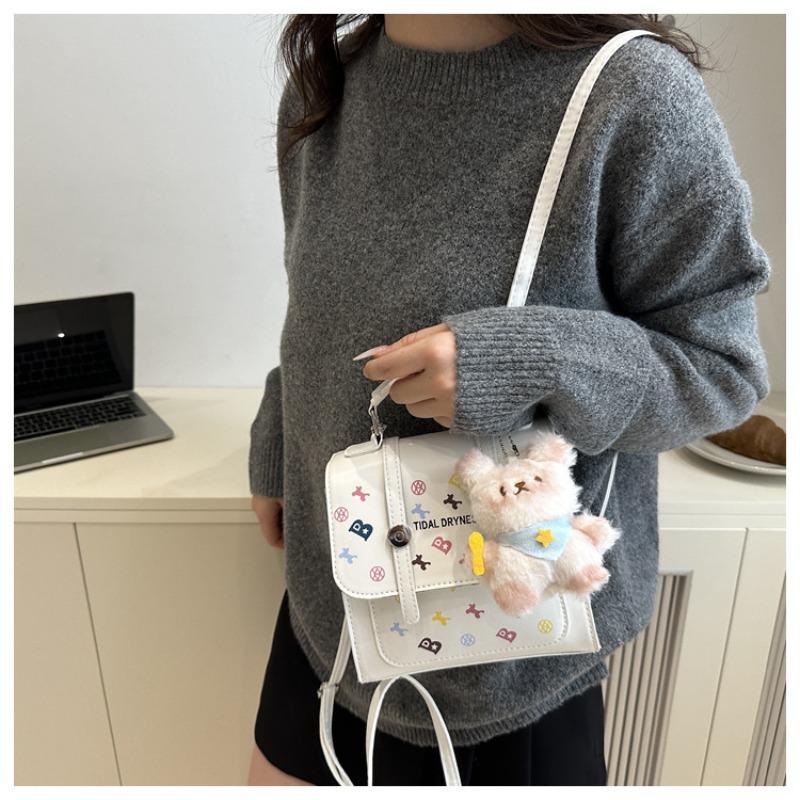 Women's bag new daily casual versatile messenger bag trend commuter college style backpack