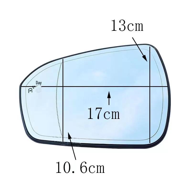 14-18 Ford Mondeo MK5 Rearview Heated Mirror Lens