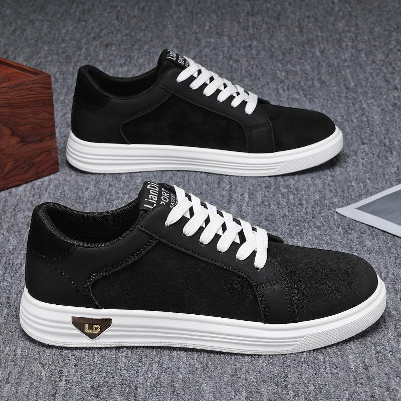 2025 Frühling neue Herrenschuhe Low-Top Lederoberfläche Herren Board Schuhe Jugend Sport- und Freizeitschuhe Mode trendige Einzelschuhe