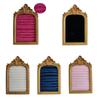 Velvet Jewelry Display Rack Picture Frame Shape Earring Ring Shelves  Home Decoration