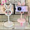 Creative Dorm Desk Retractable Long-Eared Rabbit Phone Holder for Live Streaming