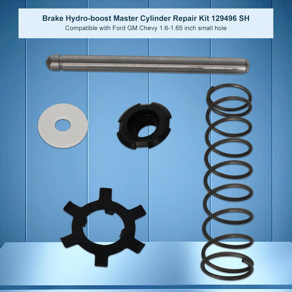 Hydroboost Repair Kit, 129496 Compatible with Ford GM Chevy (1.6-1.65 inch small hole)