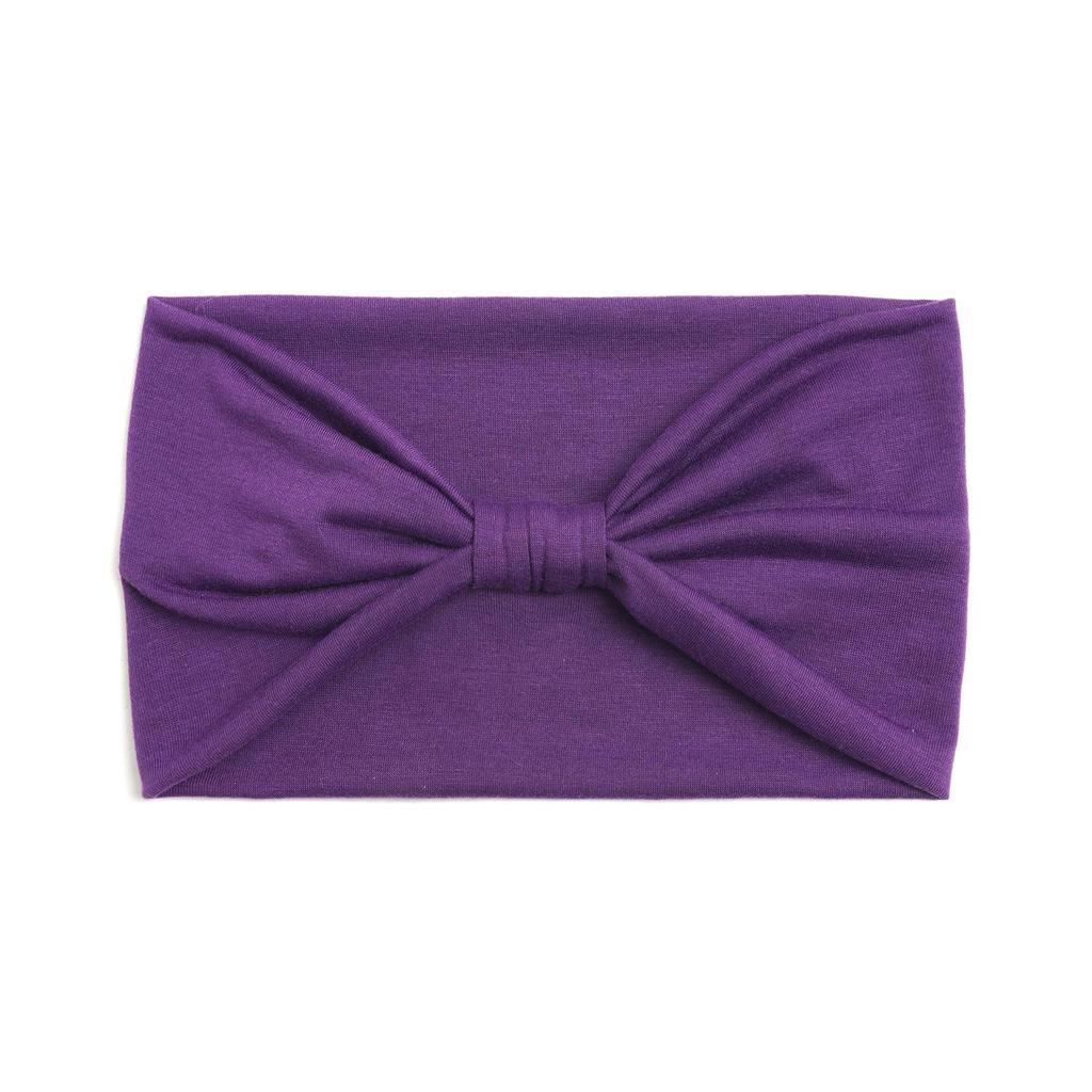 Stretchy Solid Color Sports Headband - Sweat-Absorbing Yoga & Running Hairband