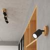 Kinkiet Verdo 1 Gu10 Czarny  Wood Sollux Sl.1290