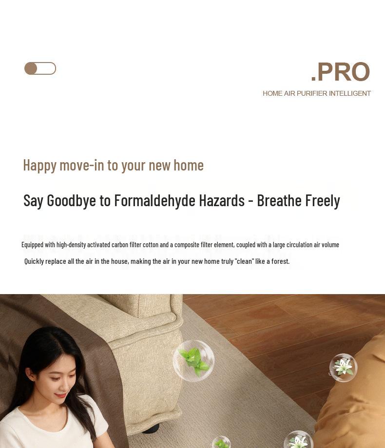 USB Air Purifier: Negative Ion, Formaldehyde & Odor Removal, Indoor Deodorizer