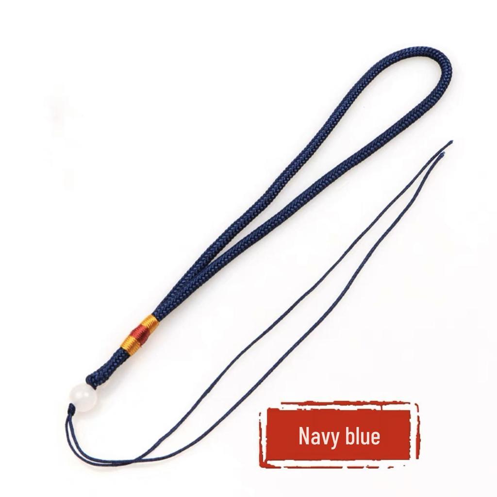 Handwoven Jade Pendant Lanyard for Phone, Sachet, or DIY Creations