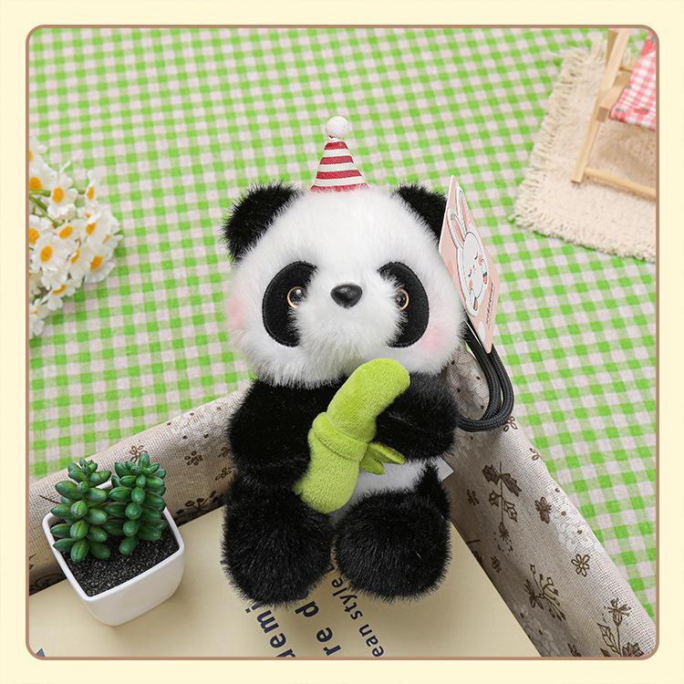 Adorable Panda Plush Toy Keychain - Cute, Fun Pendant for Bags & Gifts