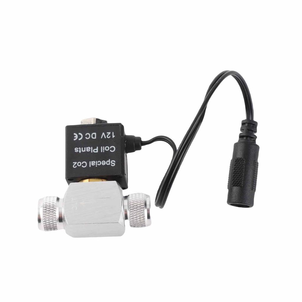 Válvula Solenoide para Regulador de Sistema de CO2 para Acuario   Salida 12V Conexión Rosca Macho Externa M10*1 Cabezal Único Silenciosa Versión de Baja Temperatura
