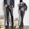 Men's Korean Slim Fit Tapered Leather Pants - Autumn/Winter Casual Wear