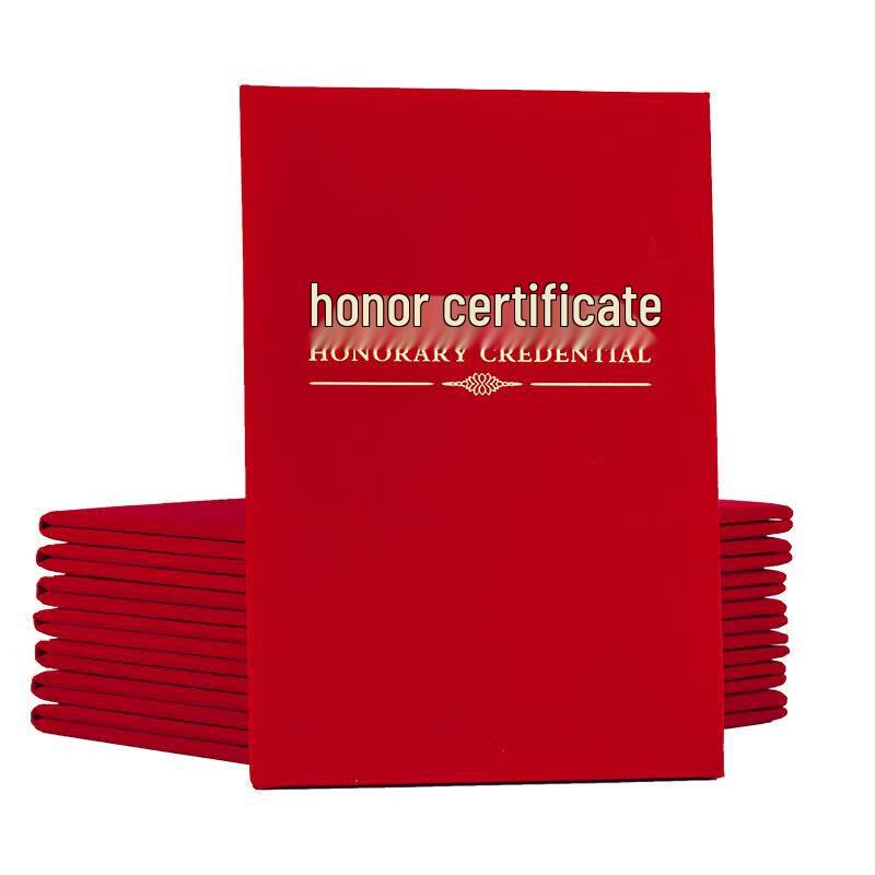 M&G 12K Red Velvet Honor Certificates, 3-Pack