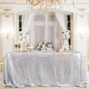 Sparkling Party Sequin Tablecloth Rectangular Table Decoration Creative Table Linen  Hotel