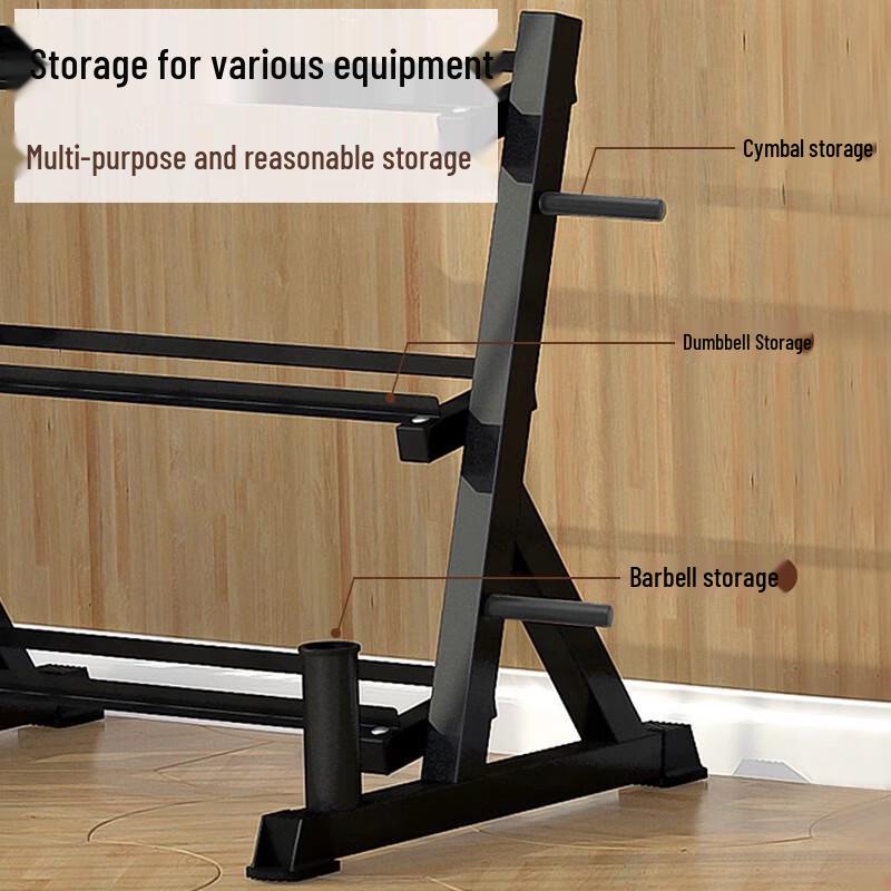 3-Tier Dumbbell & Kettlebell Storage Rack
