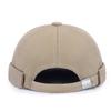 Trendy Retro Hip-hop Landlord Hat Melon Rind Hat Smooth Board Without Brim Tang Hat