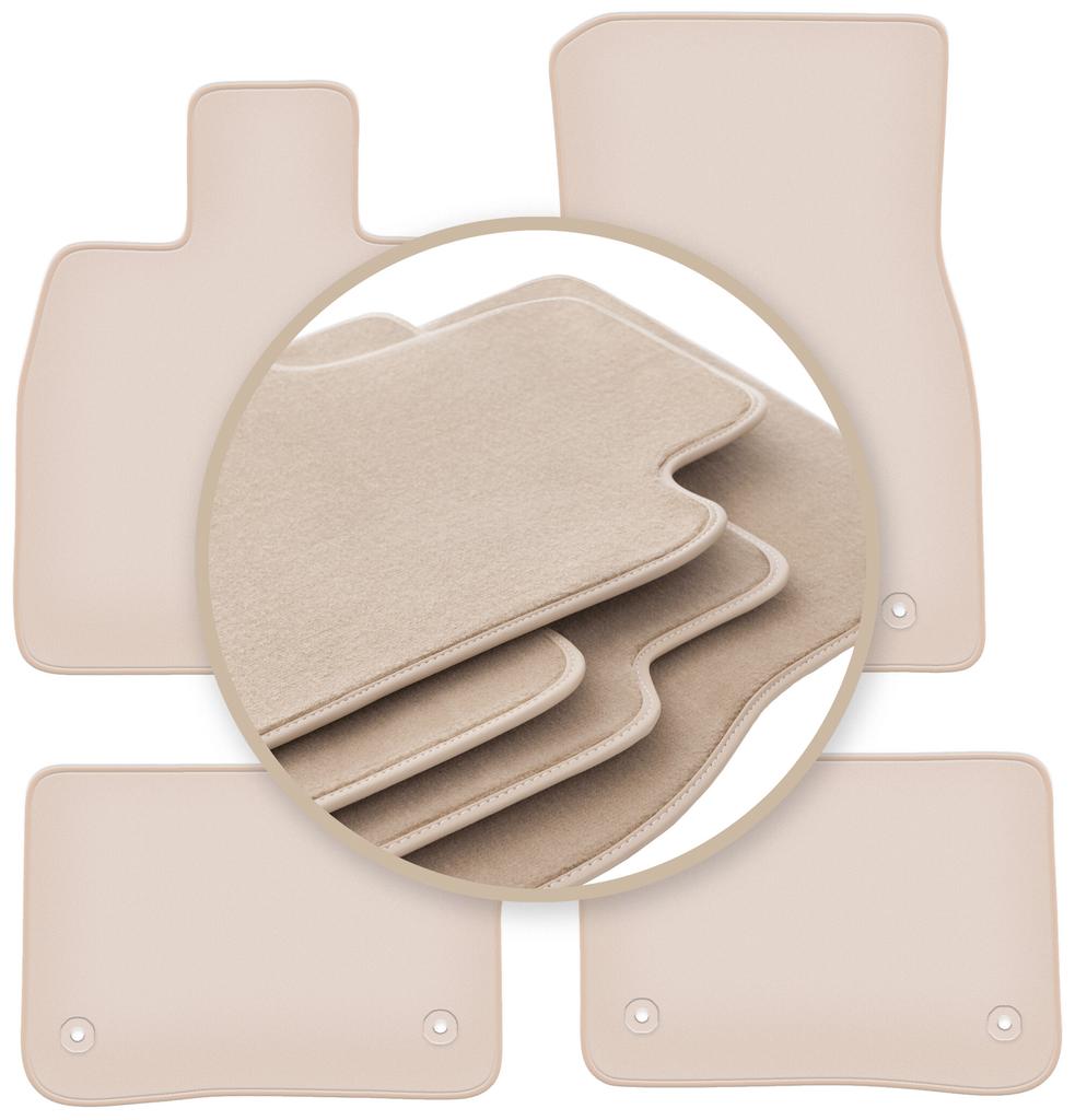 PREMIUM béžové podlahové rohože pro: Cadilac CT6 2016-
