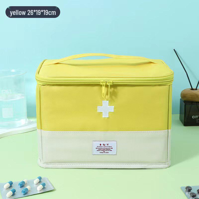 Compact Travel Medicine Storage Bag - Portable Small Emergency Medical Organizer