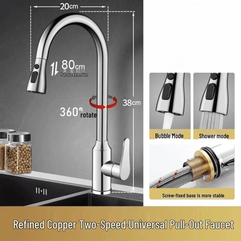 

HANTUN Pull-Out Kitchen Faucet