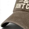 Vintage Baseball Caps Retro OLD Dont Care  Printing Hat Unisex Style Distressed Washed Headwear Outdoor All Seasons Travel Hats