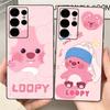 Cute L-loopy Phone Case For Samsung S 24 Fe 25 Ultra Plus 20 Lite 21 30 22 23 24 22 Ultra 5G Fundas