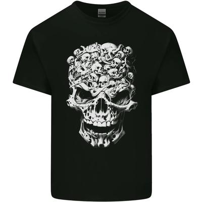 Skull Made of Skulls Heavy Metal Rock Music Kids T-Shirt Childrens