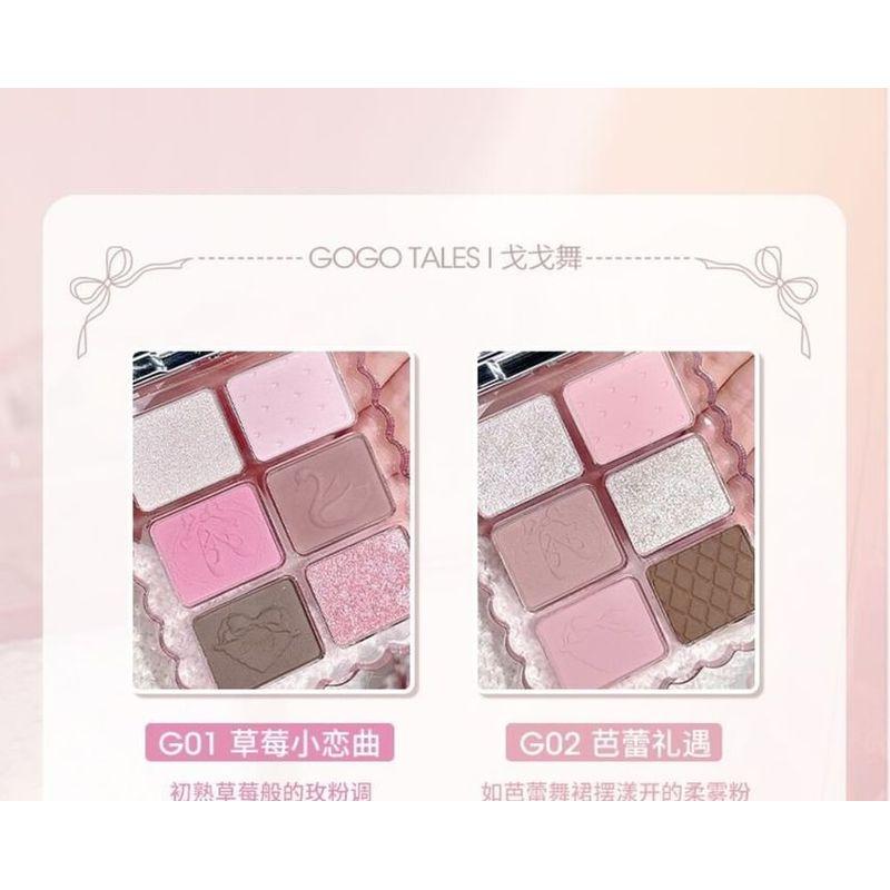 GOGO TALES - Sweet Ballet Soft Mist Eyeshadow Palette - 6 Colors