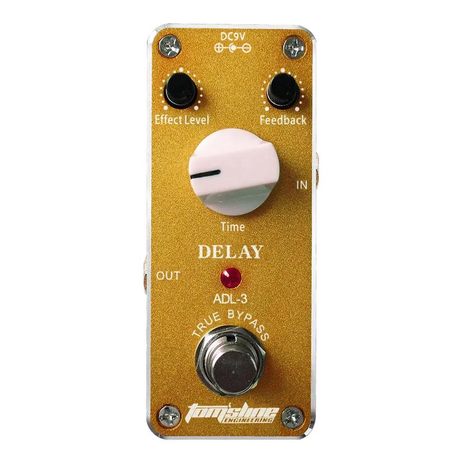 Aroma Digital Delay Pedal Guitar Effect Pedal Aluminum Alloy Housing True Bypass Electric Guitar Musical Parts & Accessories