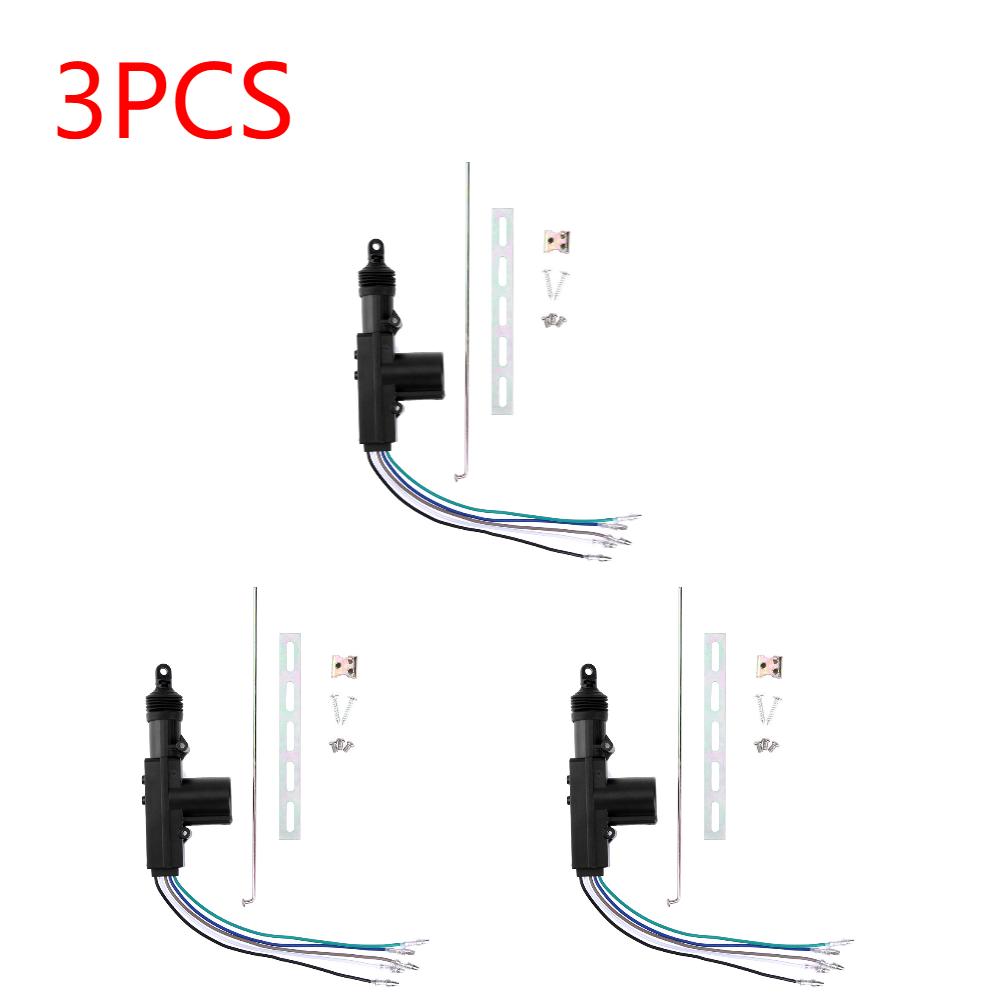 1-10pcs Door Power Central Lock 12V 2/5 Wire Actuator Auto Vehicle Remote Central Locking System Motor Car Alarm Security System
