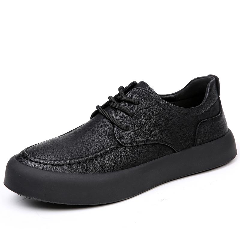 Spring/fall High quality casual shoes men's luxury board shoes leisure shoes brown lace-up sneakers men's driving shoes Moccasin