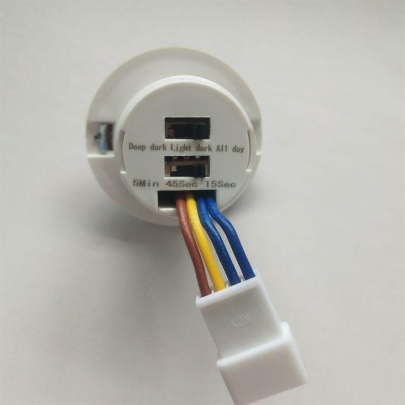 40mm LED PIR Detector Motion Switch with for Time Delay Adjustab