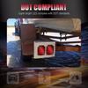Shock Absorbing Square LED Truck Trailer Tail Light Lamp Waterproof Design Shockproof Structure Long Lasting Brightness