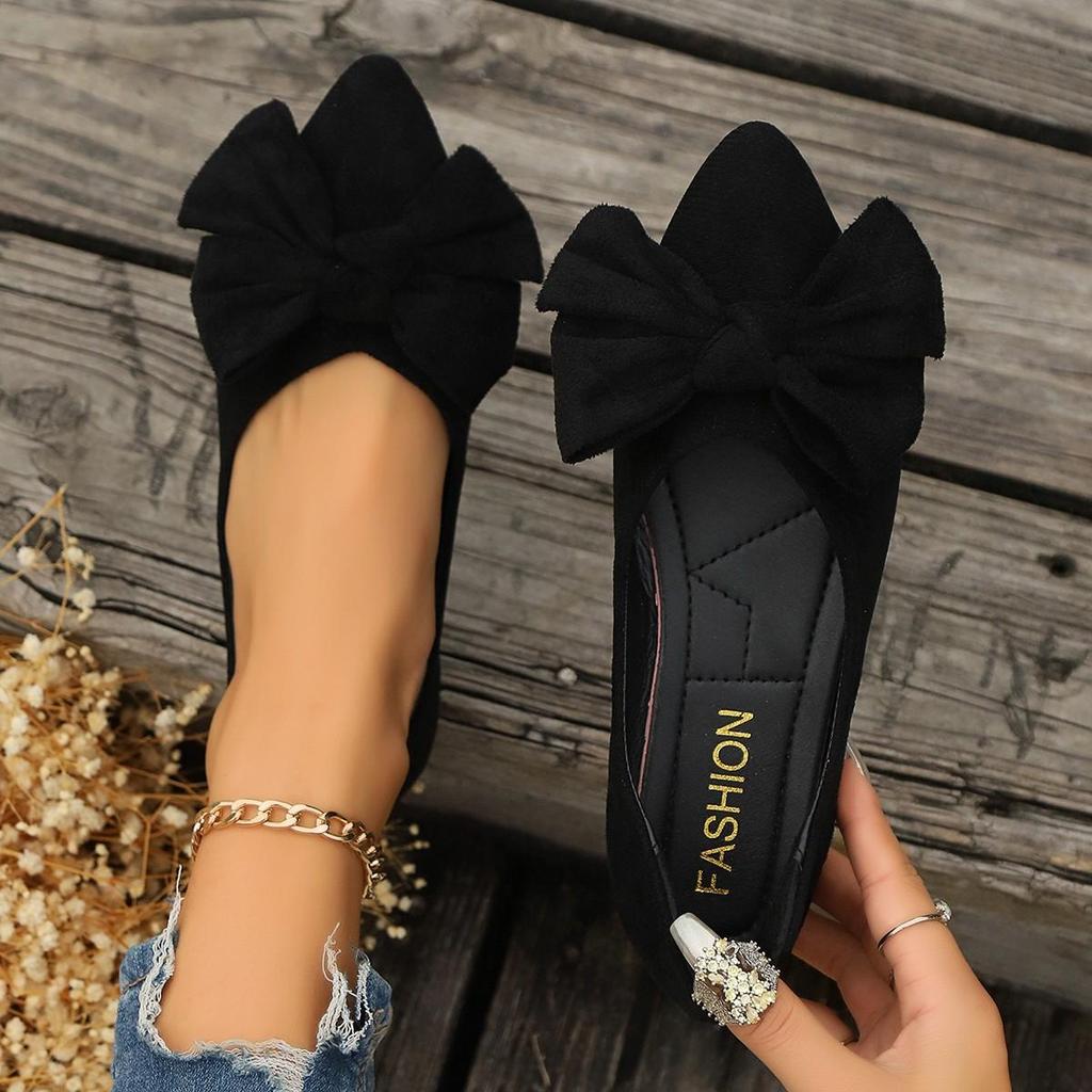 Women Flats Shoes Summer Bow Toe Female Loafers Fashion Sneakers Casual Shallow Breathable Shoes