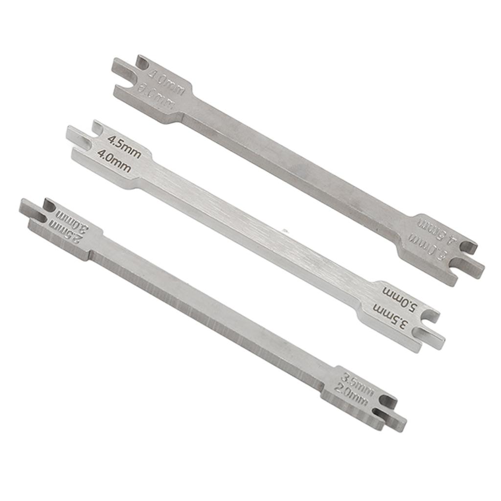 3pcs Dental Bracket Gauge Locator Stainless Steel Different Types Orthodontic Bracket Positioner