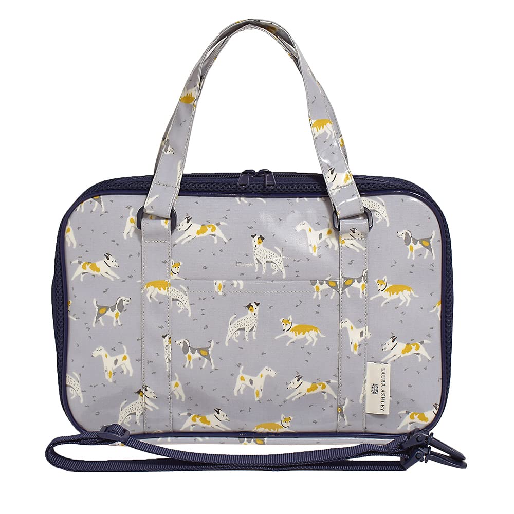LAURA CANDY STYLE Calligraphy Bag DOGS for Elementary School Girls with Shoulder Strap One Cloth for Wiping Brushes ASHLEY/COLORFUL (N2225800-NVL)