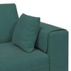 Dark Green Sofa 250 X 77 X 76 Cm Velvet