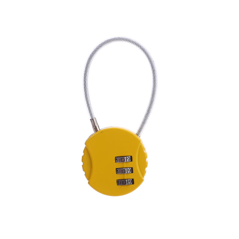 Password Lock Steel Wire Rope Password Locks Padlock Luggage Bicycle Spherical Locks Cartoon Password Padlocks