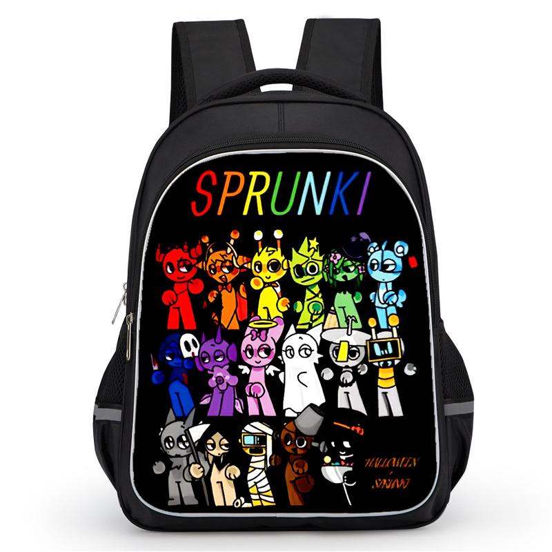 Rhythm Box Sprunki Hra Anime Batoh Studentský Školní Taška Počítačová Taška