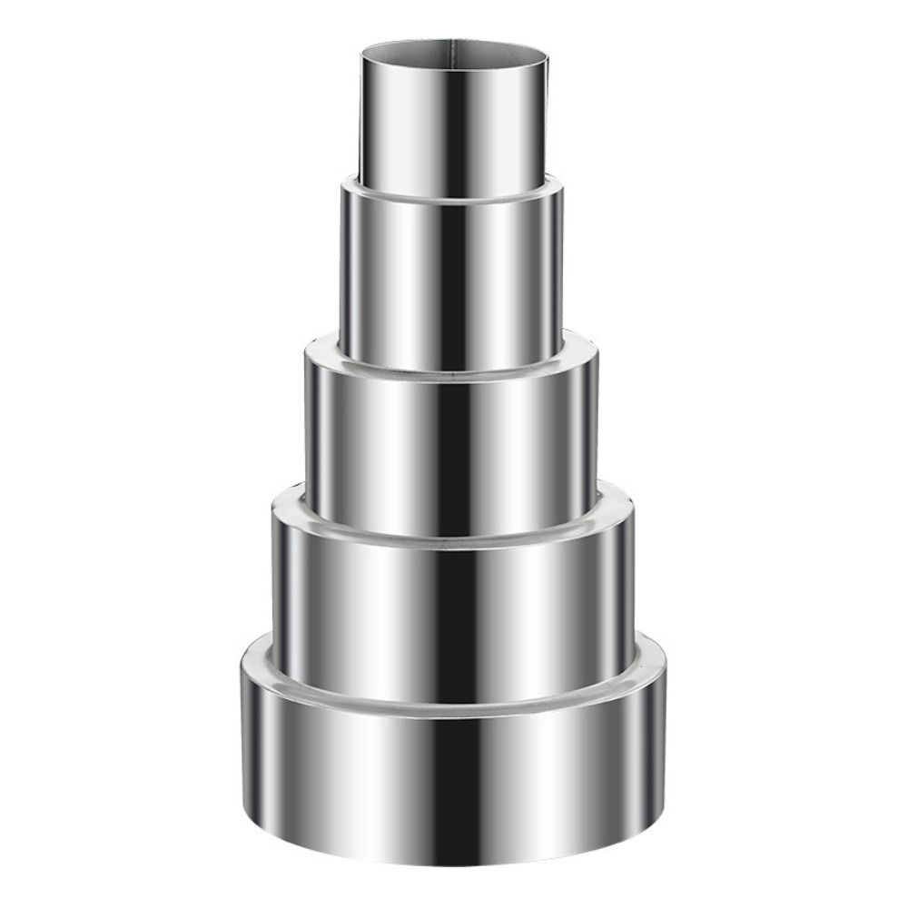 Stainless Steel Ventilation Pipe Fittings Multiple Sizes Ducting Connector