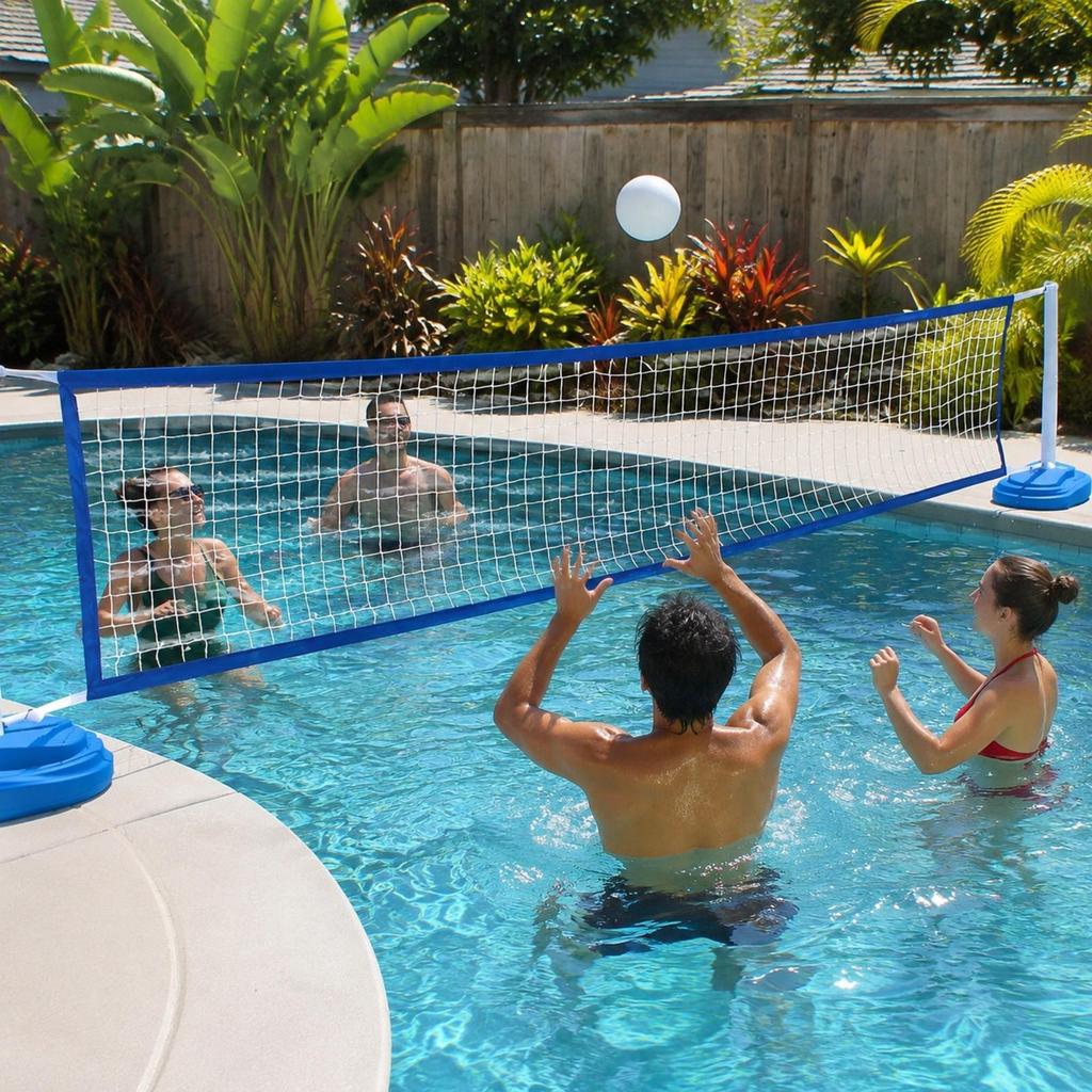 PE Mesh Volleyball Net Reinforced Edging for Swimming Pools, Backyards, Families