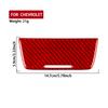 For Chevrolet Malibu 2010-2012 Carbon Fiber Central Gear Shift Storage Box Panel Trim Cover Car Accessories Decoration Sticker