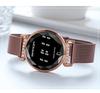 Sanda LED Touch Screen Ladies Mesh Band Watch 8007