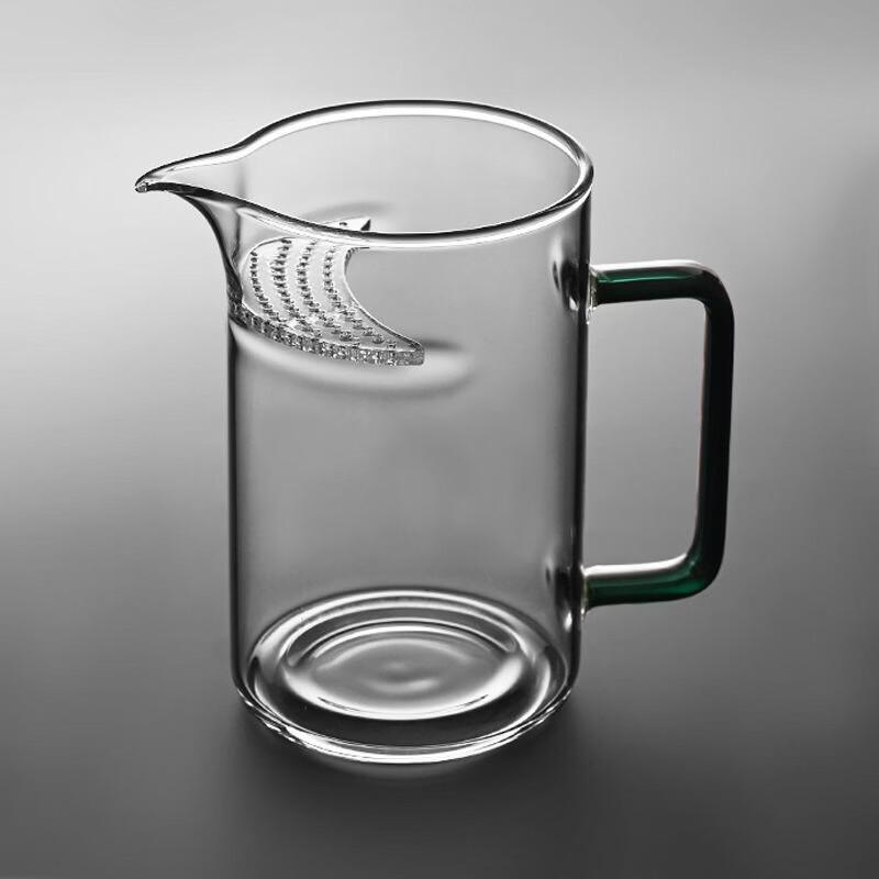 Zhuochuang Jingpin Thickened Glass Fair Cup with Metal Filter
