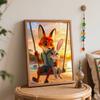 Disney Zootopia Nick and Judy Oil Painting Kit Wall Art Home Decor Gift