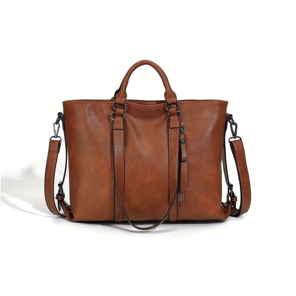 Moda klasyczna skórzana torebka damska w stylu vintage torba listonoszka do pracy na ramię torba na ramię torba na komputer torba podróżna