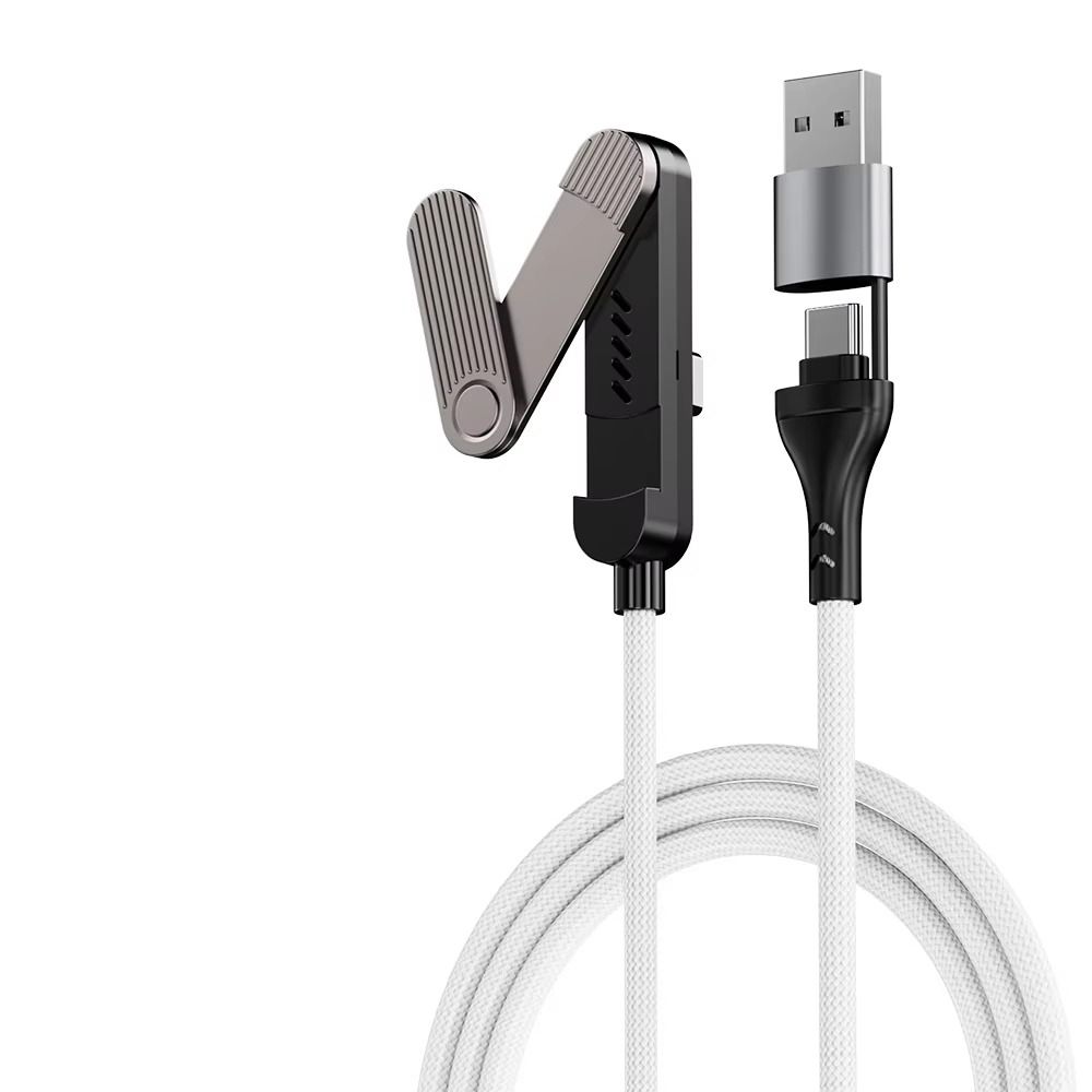 Rotatable Holder 65W USB C Cable Fast Charging PD Fast Charging Cable Phone Support