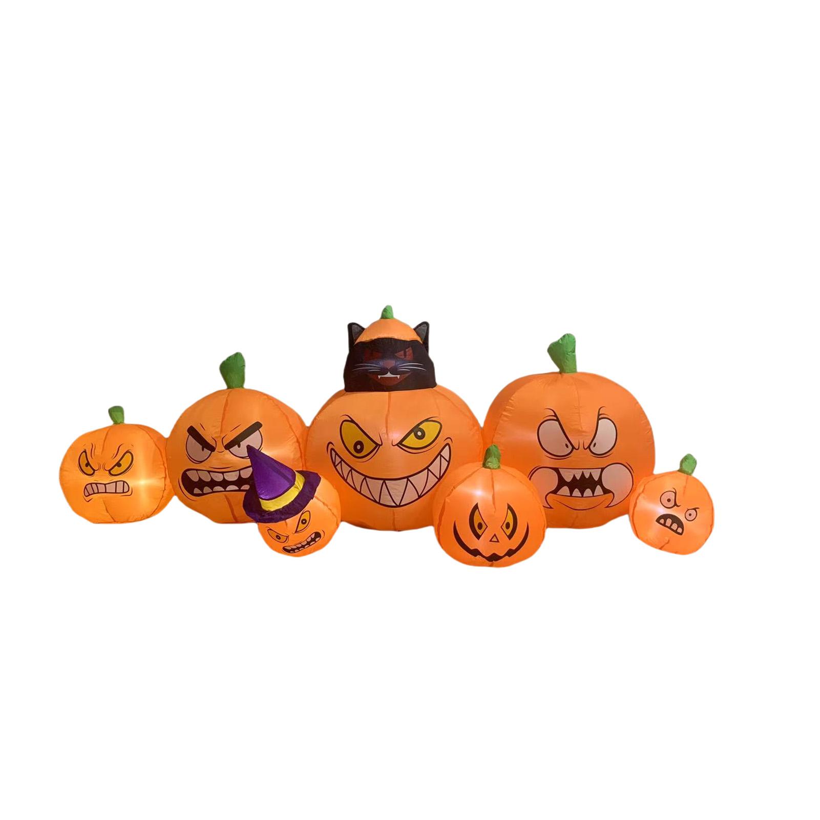 

Inflatable Black Cat Pumpkin Blow Up Yard Decorations for Party Outdoor Garden Lawn Yard Decor