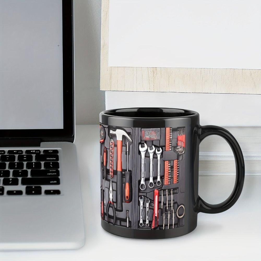 Keramik-Mechaniker-Trinkbecher, 325 ml, lustige Kaffeetasse, Geschenk für Automechaniker