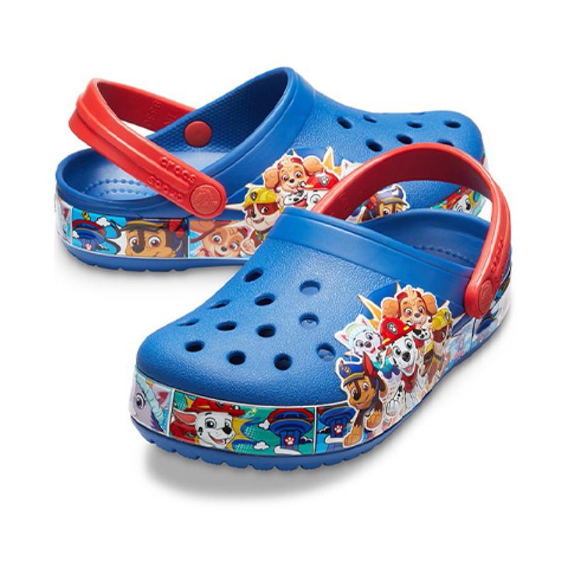 Crocs Classic clog Comfortable and versatile children's sandals denim blue children's model