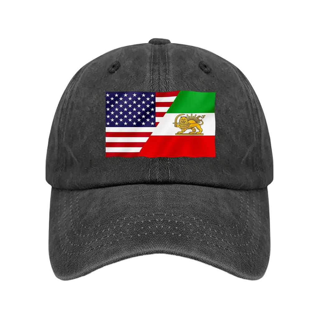 Fashion Print Baseball Cap, Fabric, Unique Design, Cross-border DirectShipping, In-stock & Ready To Ship