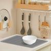 Yousheng Silicone Drain Pad Heat Resistant Hot Pots Pans Kitchen Drying Mat with Wide Raised Ridge Design Countertop Air Circulation Mat